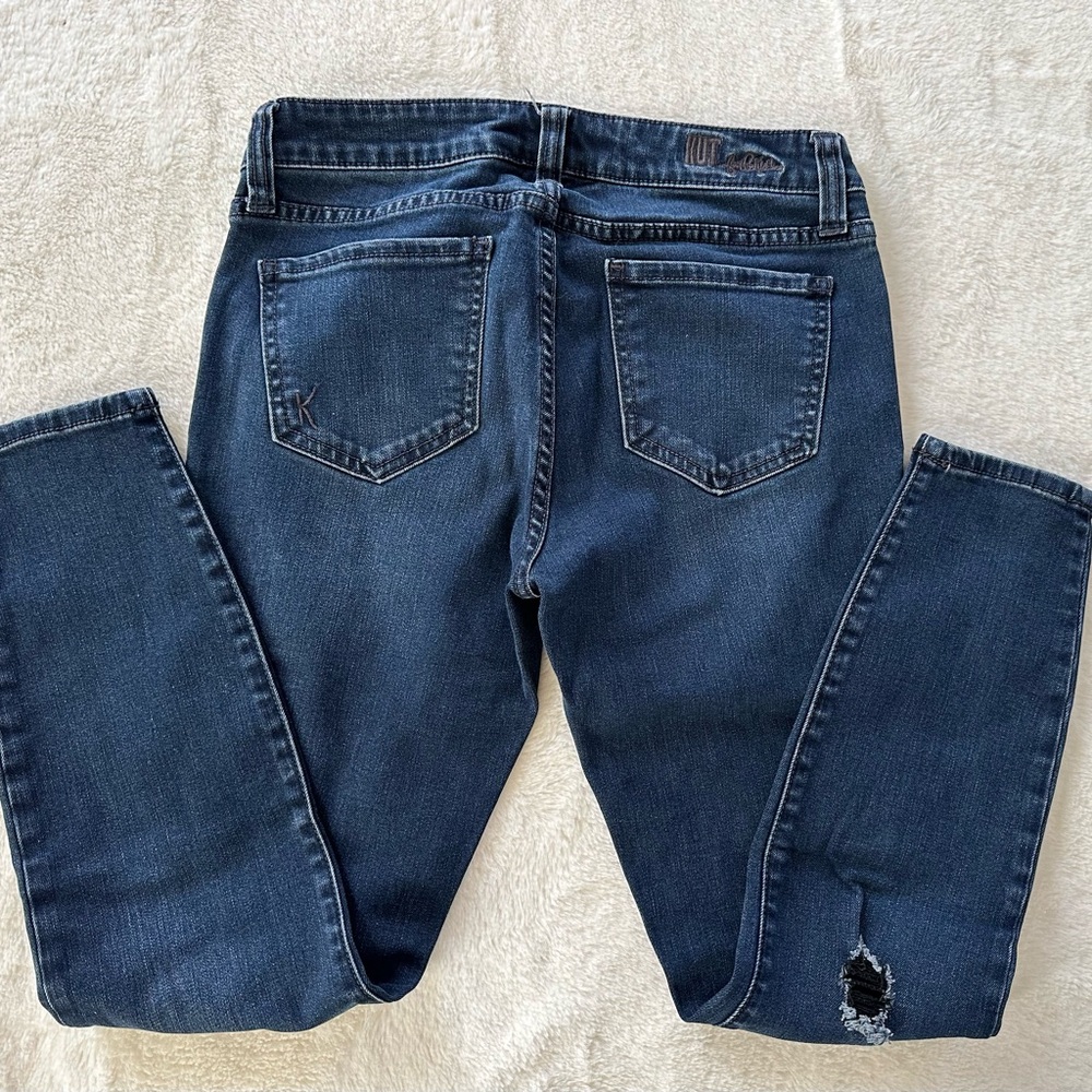 Kut from the Kloth Dark Wash Skinny Jeans - Picture 2 of 7